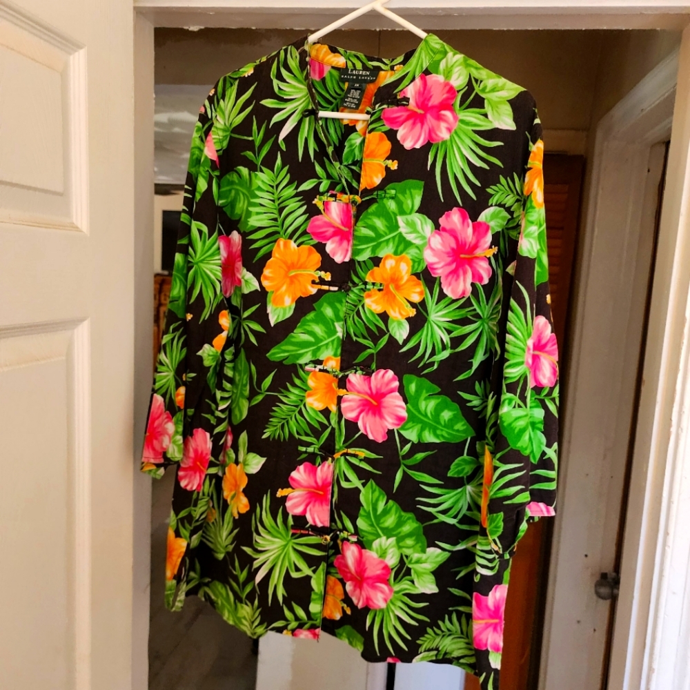 Ralph lauren women hawaiian tunic